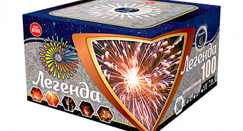 Батарея салютов "Легенда" (1,25"х100) 1/1